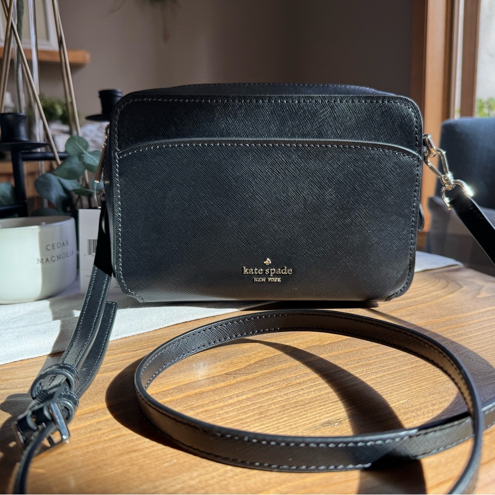 NWT - Kate Spade Lauryn Crossbody Camera Bag in Black